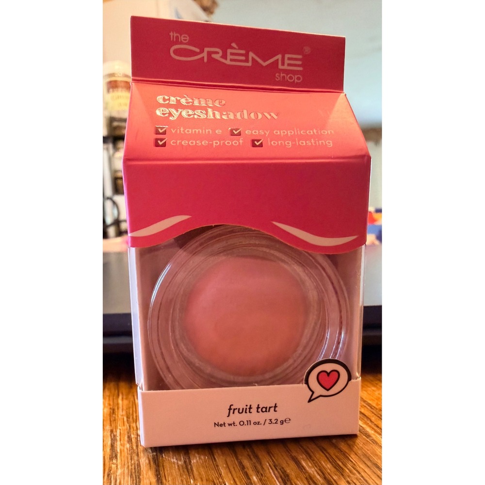 The Crème Shop Crème Eyeshadow Fruit Tart Pink Cream Shadow 0.11 oz